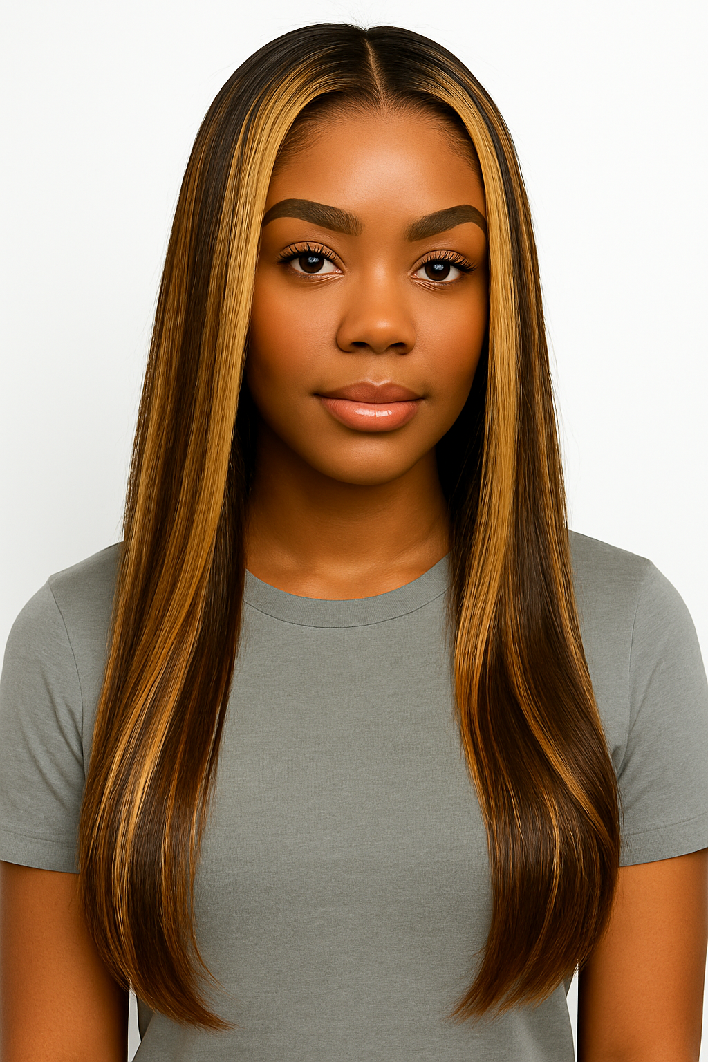 Straight 13x6 Highlight Wig