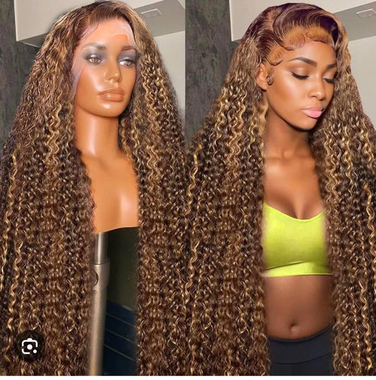Deep Wave 13x6 Highlight Wig